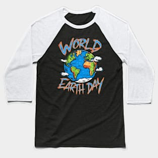 World Earth Day Baseball T-Shirt